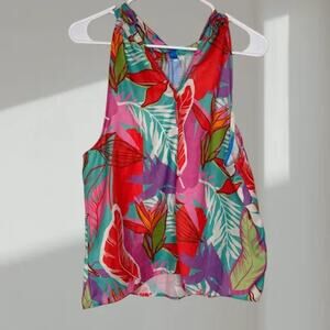 Peach Love “Blooms in Cancun” Halter Top(Women’s Large)